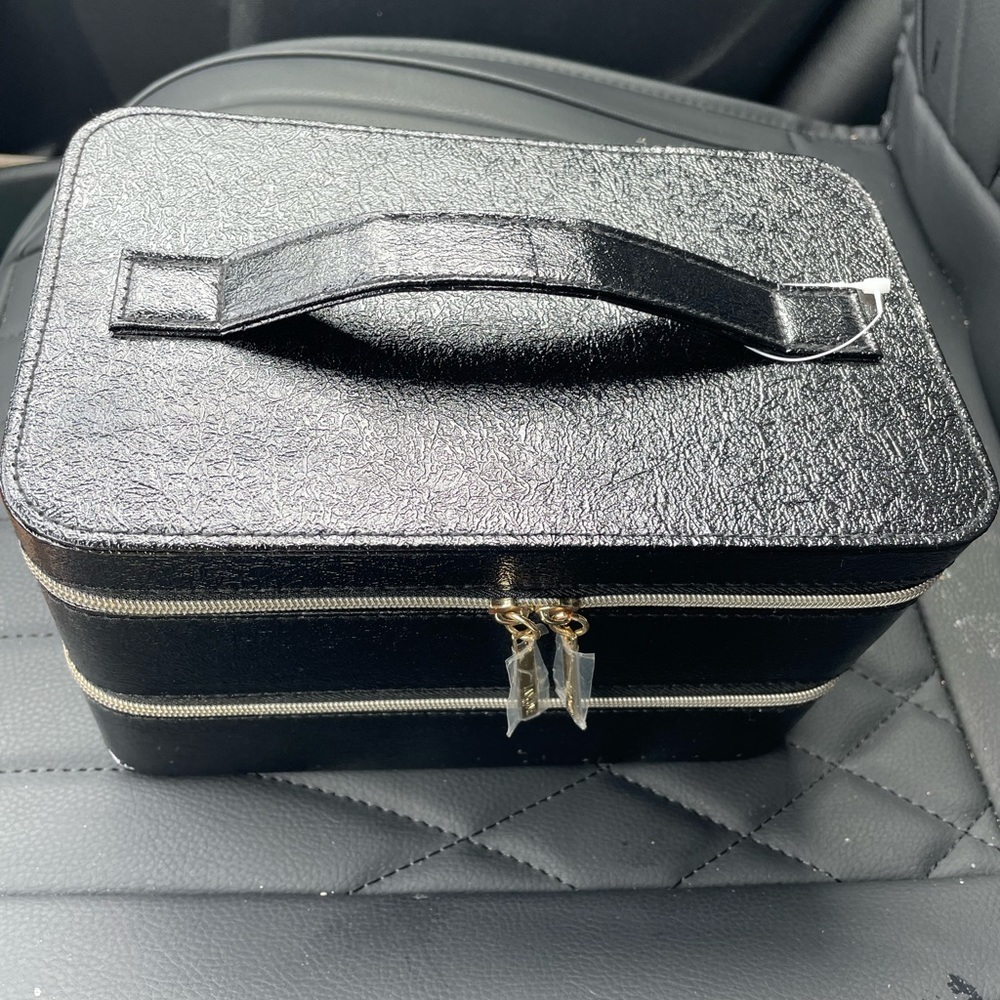 Lancôme Hard Black Cosmetic  Train Case